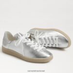 נשים הַנעָלָה Sam Edelman נעלי ספורט של ג'קסון כסף רך 4XL22X531 - Image 7