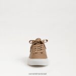נשים הַנעָלָה Sam Edelman נעלי ספורט שרוכים של פרג גָמָל 4XL22X311 - Image 3