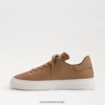 נשים הַנעָלָה Sam Edelman נעלי ספורט שרוכים של פרג גָמָל 4XL22X311 - Image 4