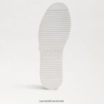 נשים הַנעָלָה Sam Edelman נעלי ספורט שרוכים של פרג זהב 4XL22X310 - Image 6
