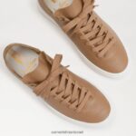 נשים הַנעָלָה Sam Edelman נעלי ספורט שרוכים של פרג גָמָל 4XL22X311 - Image 7