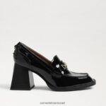 נשים הַנעָלָה Sam Edelman נעלי עקב קווינסי בלוק פטנט שחור 4XL22X631 - Image 2