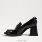 נשים הַנעָלָה Sam Edelman נעלי עקב קווינסי בלוק פטנט שחור 4XL22X631 - Image 4