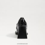 נשים הַנעָלָה Sam Edelman נעלי עקב קווינסי בלוק פטנט שחור 4XL22X631 - Image 5