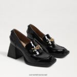 נשים הַנעָלָה Sam Edelman נעלי עקב קווינסי בלוק פטנט שחור 4XL22X631