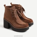 נשים הַנעָלָה Sam Edelman נעלי שרוכים של שו חום אגוז 4XL22X842