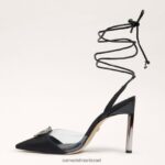 נשים הַנעָלָה Sam Edelman סטילטו רצועות אדריאן זמש שחור 4XL22X269 - Image 4