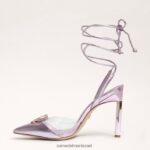 נשים הַנעָלָה Sam Edelman סטילטו רצועות אדריאן לילך קוורץ 4XL22X270 - Image 4