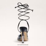 נשים הַנעָלָה Sam Edelman סטילטו רצועות אדריאן זמש שחור 4XL22X269 - Image 5