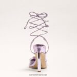 נשים הַנעָלָה Sam Edelman סטילטו רצועות אדריאן לילך קוורץ 4XL22X270 - Image 5