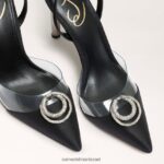 נשים הַנעָלָה Sam Edelman סטילטו רצועות אדריאן זמש שחור 4XL22X269 - Image 6