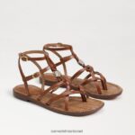 נשים הַנעָלָה Sam Edelman סנדל גוון גלדיאטור קוניאק עשיר 4XL22X247
