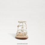 נשים הַנעָלָה Sam Edelman סנדל גוון גלדיאטור שנהב מודרני 4XL22X250 - Image 3