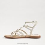 נשים הַנעָלָה Sam Edelman סנדל גוון גלדיאטור שנהב מודרני 4XL22X250 - Image 4