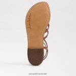 נשים הַנעָלָה Sam Edelman סנדל גוון גלדיאטור קוניאק עשיר 4XL22X247 - Image 6