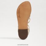 נשים הַנעָלָה Sam Edelman סנדל גוון גלדיאטור זהב ענבר 4XL22X249 - Image 6