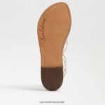 נשים הַנעָלָה Sam Edelman סנדל גוון גלדיאטור שנהב מודרני 4XL22X250 - Image 6