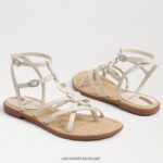נשים הַנעָלָה Sam Edelman סנדל גוון גלדיאטור שנהב מודרני 4XL22X250 - Image 7