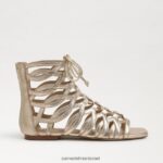 נשים הַנעָלָה Sam Edelman סנדל גלדיאטור לארה עלה זהב 4XL22X945 - Image 2