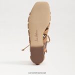 נשים הַנעָלָה Sam Edelman סנדל גלדיאטור לארה גָמָל 4XL22X608 - Image 6