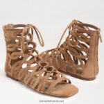 נשים הַנעָלָה Sam Edelman סנדל גלדיאטור לארה גָמָל 4XL22X608 - Image 7