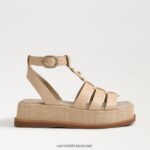 נשים הַנעָלָה Sam Edelman סנדל גלדיאטור פלטפורמת naima חיטה מולבן 4XL22X944 - Image 2