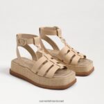 נשים הַנעָלָה Sam Edelman סנדל גלדיאטור פלטפורמת naima חיטה מולבן 4XL22X944