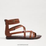 נשים הַנעָלָה Sam Edelman סנדל גלדיאטור של גיבס קוניאק עשיר 4XL22X943 - Image 2
