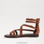 נשים הַנעָלָה Sam Edelman סנדל גלדיאטור של גיבס קוניאק עשיר 4XL22X943 - Image 4