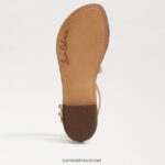 נשים הַנעָלָה Sam Edelman סנדל גלדיאטור של גיבס זהב ענבר 4XL22X530 - Image 6