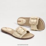 נשים הַנעָלָה Sam Edelman סנדל גלישה gaige חיטה מולבן 4XL22X32 - Image 7