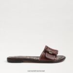 נשים הַנעָלָה Sam Edelman סנדל גלישה gaige מייפל בורבון 4XL22X25 - Image 2