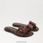 נשים הַנעָלָה Sam Edelman סנדל גלישה gaige מייפל בורבון 4XL22X25