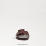 נשים הַנעָלָה Sam Edelman סנדל גלישה gaige מייפל בורבון 4XL22X25 - Image 3