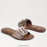 נשים הַנעָלָה Sam Edelman סנדל גלישה gaige נֶתֶך בְּדִיל וְעוֹפֶרֶת 4XL22X27 - Image 7