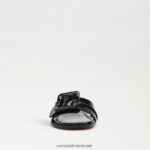 נשים הַנעָלָה Sam Edelman סנדל גלישה gaige שָׁחוֹר 4XL22X28 - Image 3