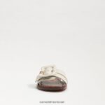 נשים הַנעָלָה Sam Edelman סנדל גלישה gaige שנהב מודרני 4XL22X24 - Image 3