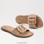 נשים הַנעָלָה Sam Edelman סנדל גלישה gaige שקד 4XL22X29 - Image 7