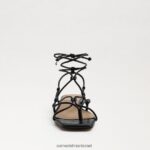 נשים הַנעָלָה Sam Edelman סנדל דפי עור שחור 4XL22X420 - Image 3
