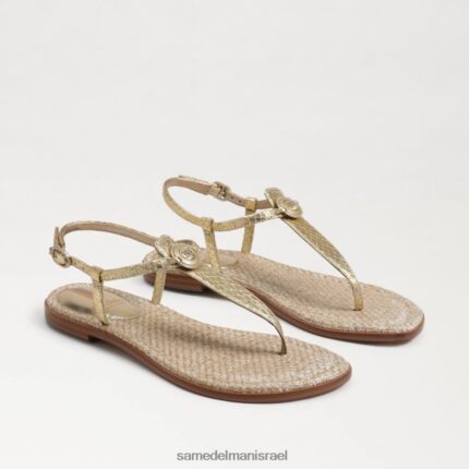 נשים הַנעָלָה Sam Edelman סנדל חוטיני ג'יג'י זהב 4XL22X560