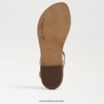 נשים הַנעָלָה Sam Edelman סנדל חוטיני ג'יג'י זהב 4XL22X560 - Image 6