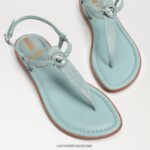 נשים הַנעָלָה Sam Edelman סנדל חוטיני ג'יג'י כחול גאות 4XL22X556 - Image 7