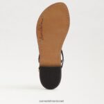 נשים הַנעָלָה Sam Edelman סנדל חוטיני ג'יג'י עור שחור 4XL22X557 - Image 6
