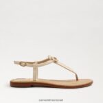 נשים הַנעָלָה Sam Edelman סנדל חוטיני ג'יג'י שנהב מודרני 4XL22X558 - Image 2