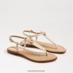 נשים הַנעָלָה Sam Edelman סנדל חוטיני ג'יג'י שנהב מודרני 4XL22X558
