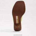 נשים הַנעָלָה Sam Edelman סנדל חוטיני דפני עור קיווי 4XL22X710 - Image 6