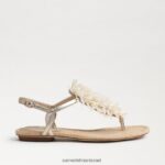 נשים הַנעָלָה Sam Edelman סנדל חוטיני של ברינדה עלה זהב 4XL22X727 - Image 2