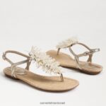 נשים הַנעָלָה Sam Edelman סנדל חוטיני של ברינדה עלה זהב 4XL22X727 - Image 7