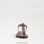 נשים הַנעָלָה Sam Edelman סנדל חוטיני gigi חום מייפל 4XL22X228 - Image 3