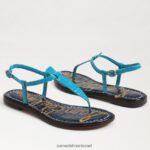 נשים הַנעָלָה Sam Edelman סנדל חוטיני gigi מילוס כחול 4XL22X226 - Image 7